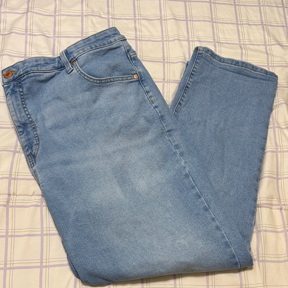 Terra & Sky Light Blue Straight Leg Jeans